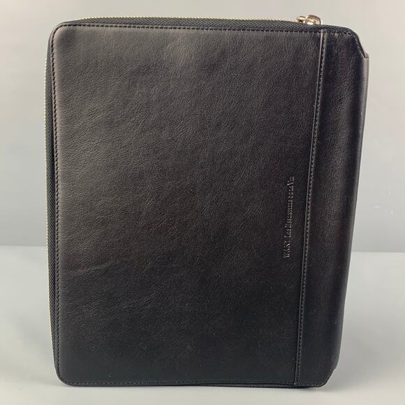 WANT LES ESSENTIELS DE LA VIE Black Leather iPad Case - Picture 1 of 5